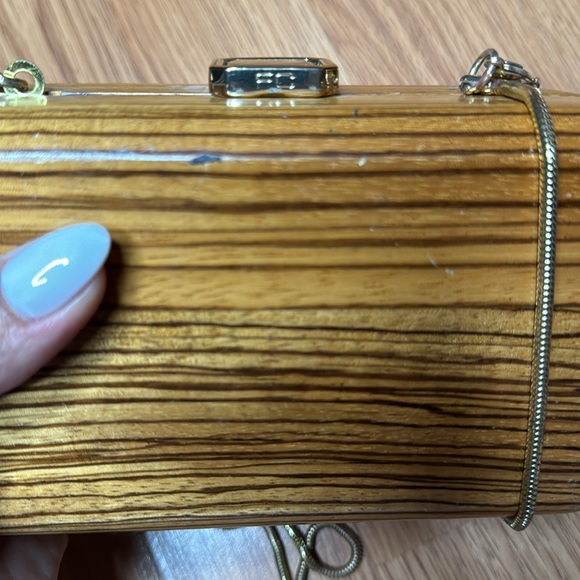 💯Wood sjpukder chain bag - Picture 3 of 5